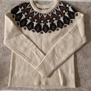 L.L Bean Fair Isle Sweater